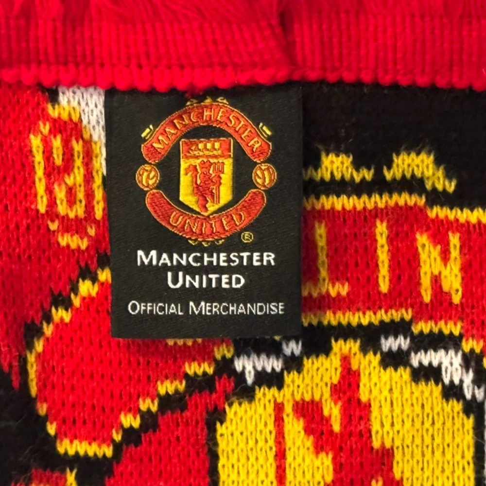 Manchester United Rare Limited Edition Scarf, Official Merchandise, NWOT